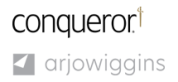 Arjo Conqueror digital logo border