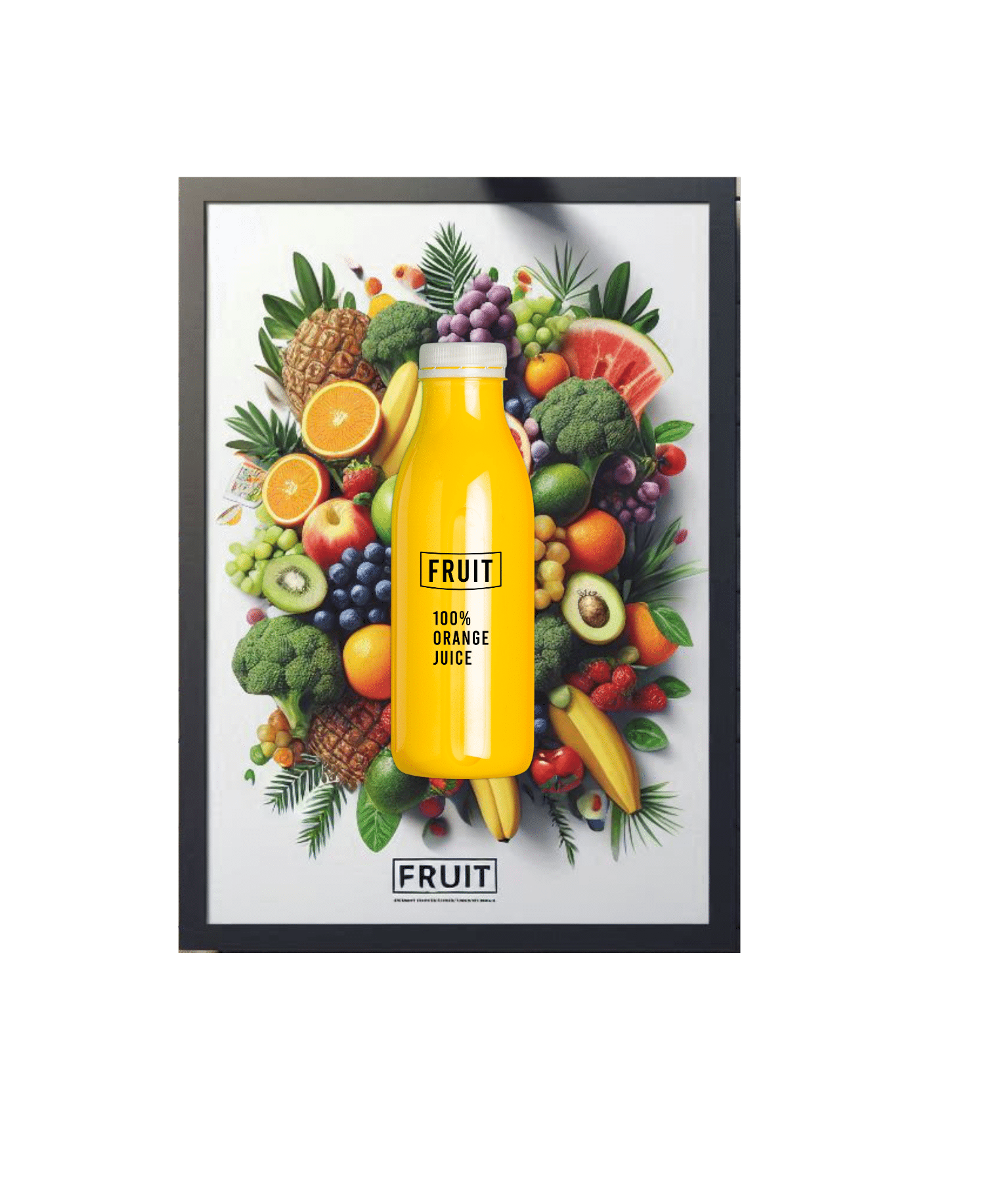 FRUIT JUICE POSTER CUTOUT