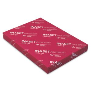 Inaset Bond Paper high-white uncoated sheet engineered for commercial offset preprinting and desktop laser personalisation.
