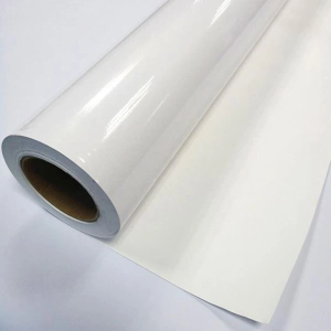 Monomeric Vinyl self-adhesive white digital print film designed for short-term outdoor signs.