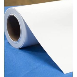 Semi-Gloss Paper self-adhesive labeling stock showcasing a smooth, mid-gloss white printing surface.