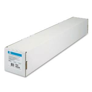 Vellum Paper self-adhesive matte label stock showing a clean, smooth uncoated face for barcode thermal transfer.